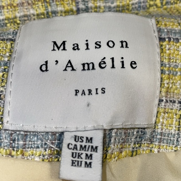 Maison d'Amelie Paris Tweed Short Sleeve Blazer/Jacket & Shorts. Multi Color. - Picture 8 of 13